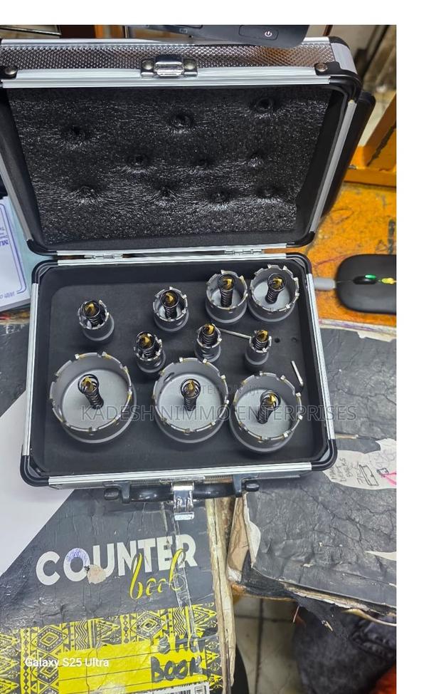 10pcs Metal Cutting Holesaw Kit - main view