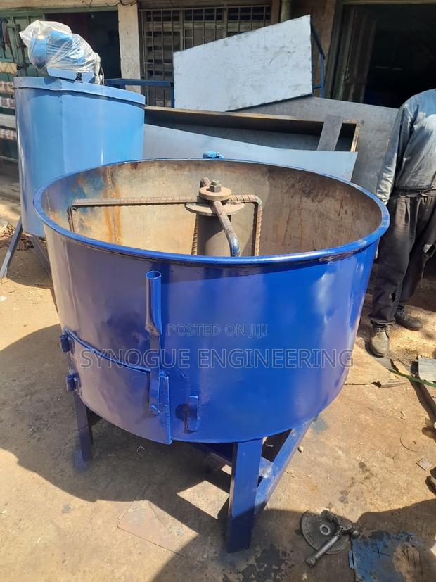 High-Performance Pan Mixer Machine - main view