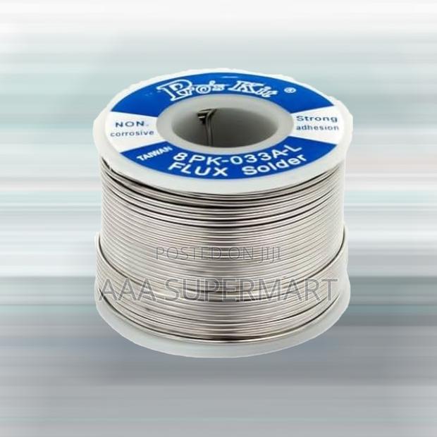 Solder Wire 63% 100g, Dia. 0.6mm 8pk-033ds Pro'skit