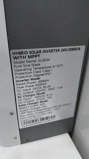 Solarmax Hybrid Inverter 2kva 24v With Mppt