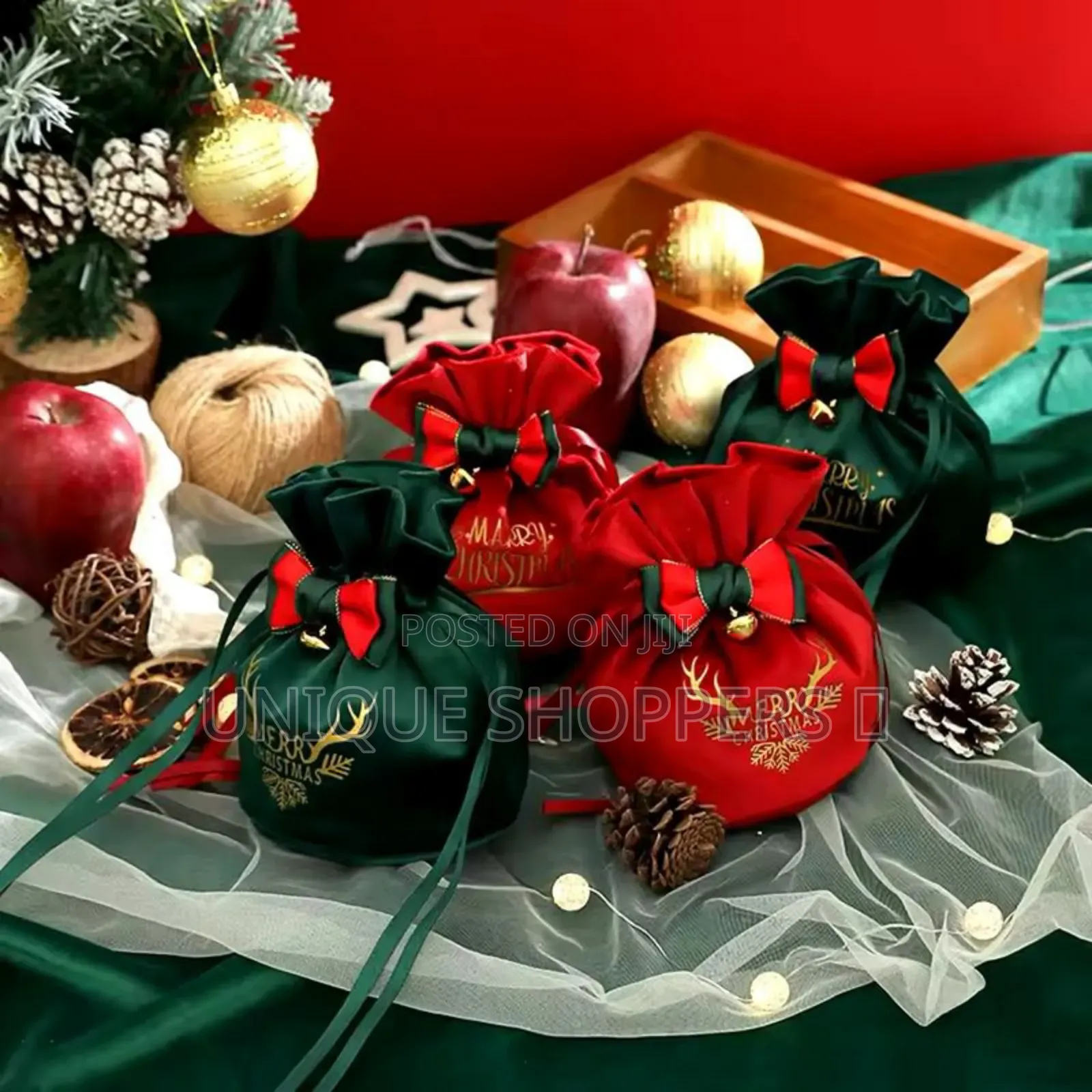 Christmas Candy /Small Gifts Holders Each