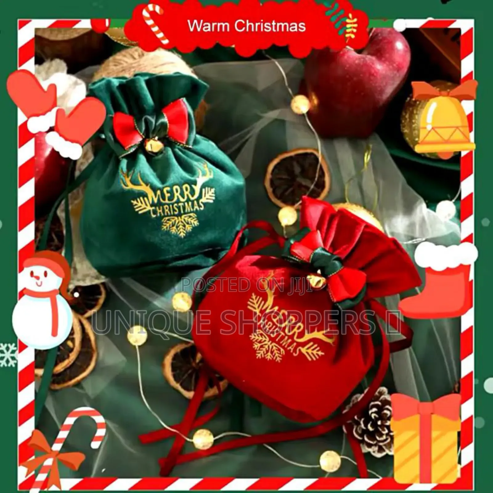 Christmas Candy /Small Gifts Holders Each