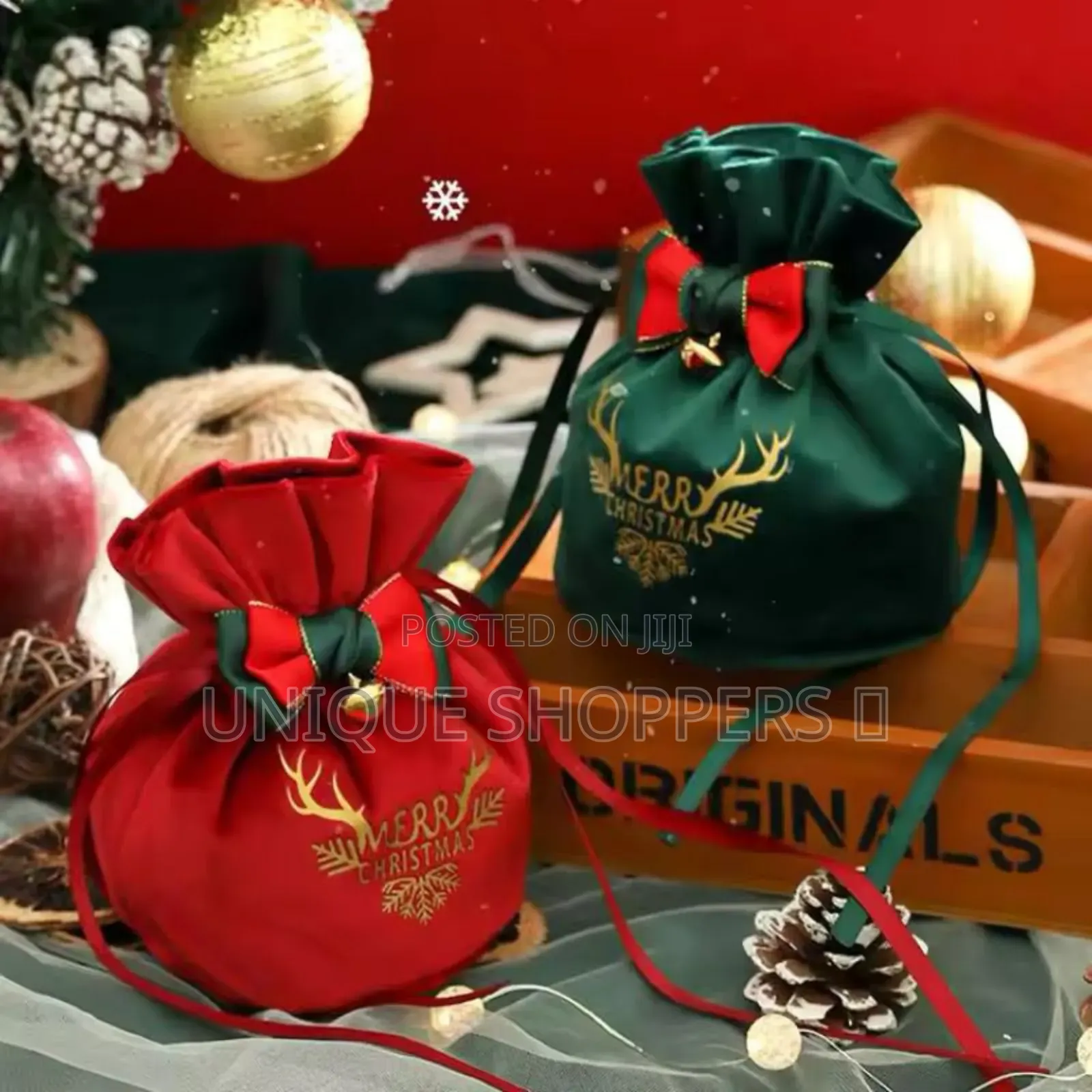 Christmas Candy /Small Gifts Holders Each