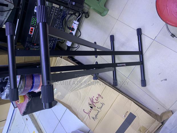 Sound King Double Keyboard Stand Heavy Duty