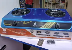 Nunix 2-Burner Gas Stove With High-Pressure Burners – Model Sc-001