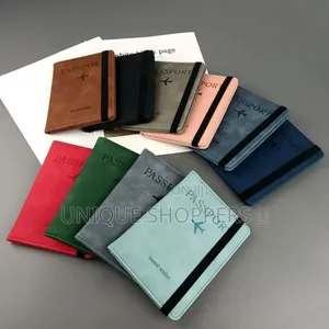 Passport Holder,Rfid Thin Passport Wallet, Leather Surface,