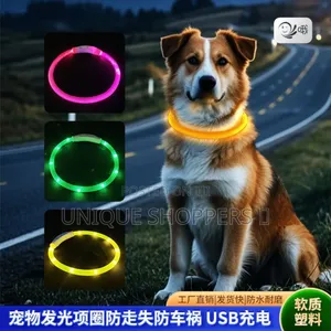 Rechargeable Light Up Pets Collars* Safety Rechargeable Led Dog Collar
