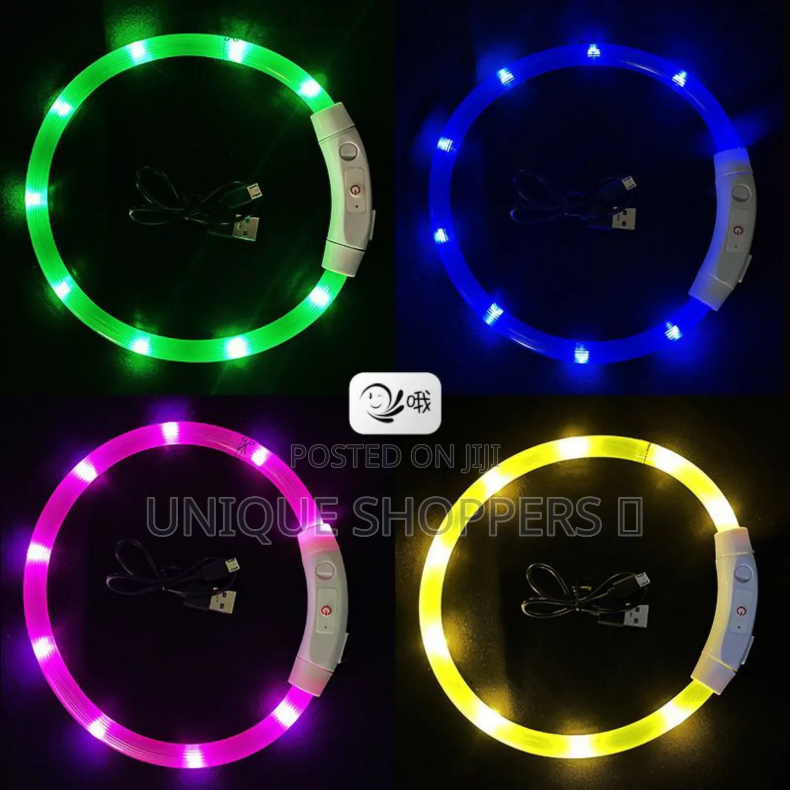 Rechargeable Light Up Pets Collars* Safety Rechargeable Led Dog Collar