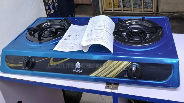 Nunix Sc-001 Double Burner Gas Cooker – Compact and Efficient