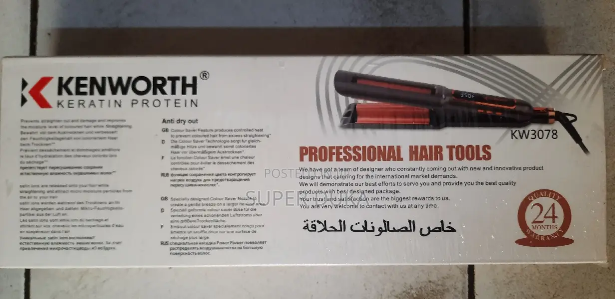 Curling Iron.Hair Straightener.Flat Iron. Kenworth Kw 3078 Curl.