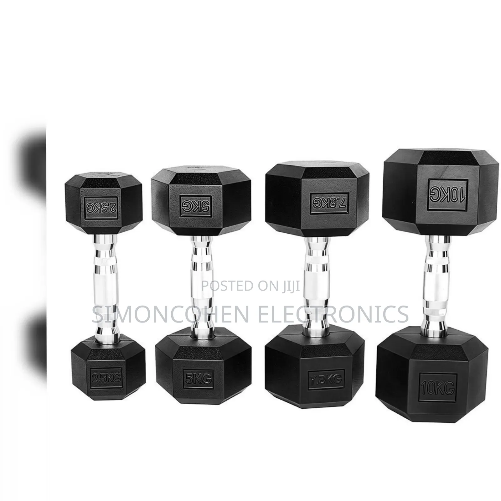 15kg Hexagon Dumbbells