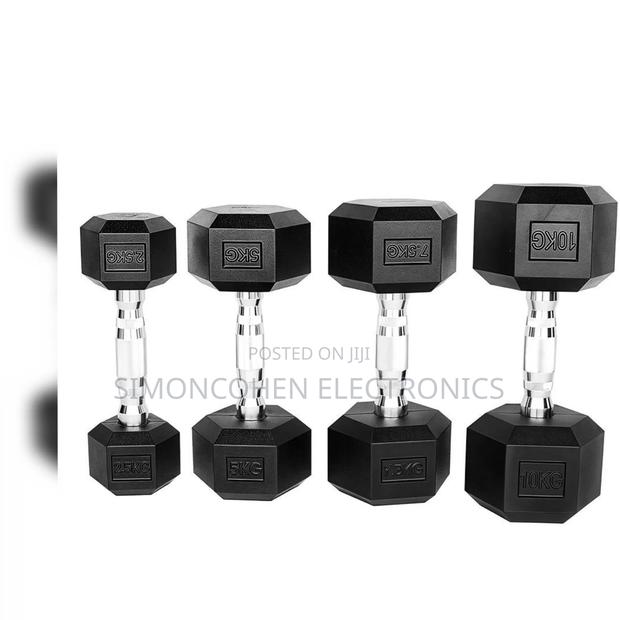 15kg Hexagon Dumbbells - main view