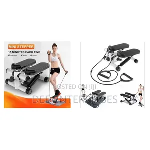 Mini Stepper With Resistance Bands