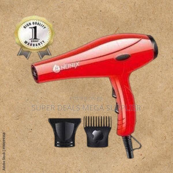 Nunix Hd01 Red Blowdry Hair Dryer With Fast Dry Heat Technology