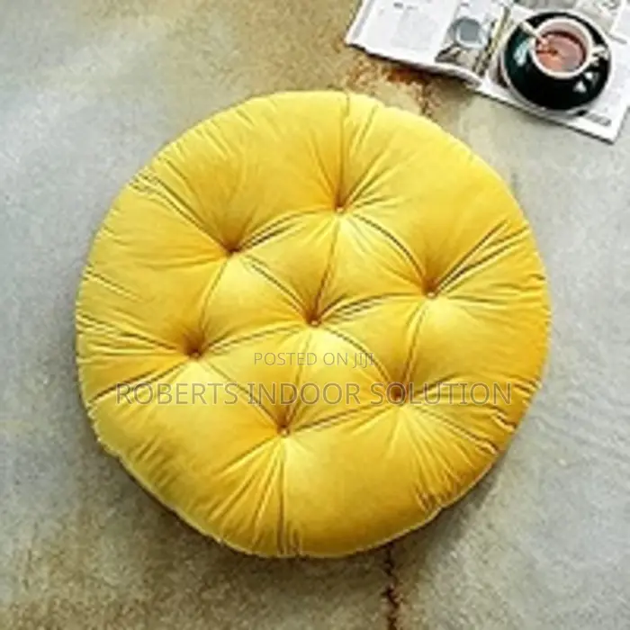 Soft Elegant Large Round Floor Cushions