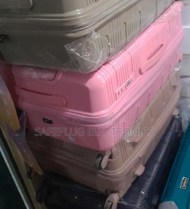 3 in 1 Travel Comfortable Rubber Suitcases- Multi-Color - thumbnail 2