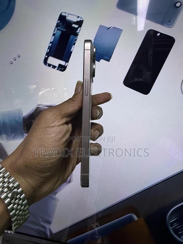 Apple iPhone 15 Pro Max 256 GB Silver - thumbnail 4