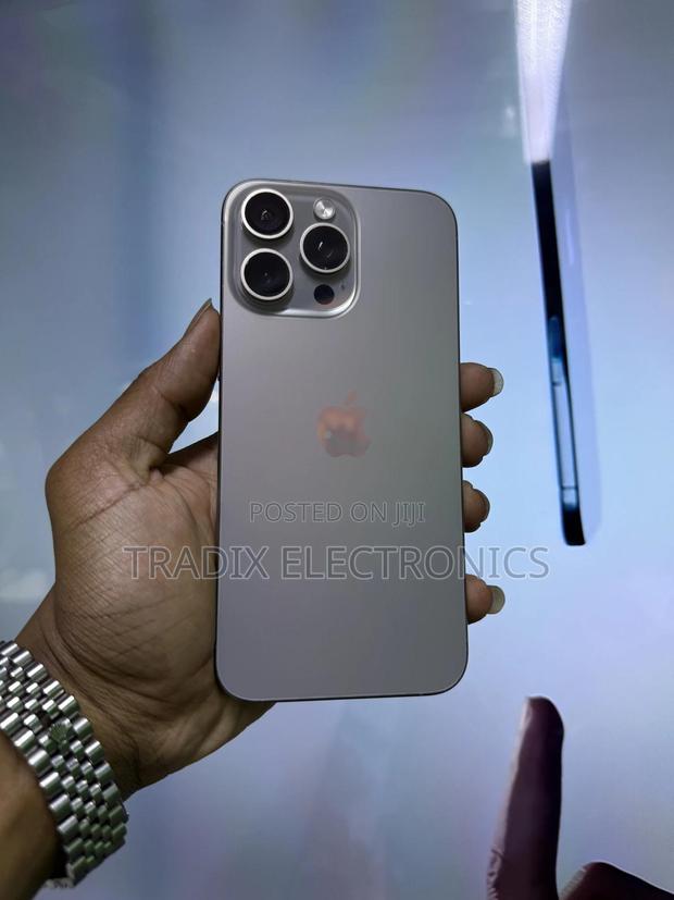 Apple iPhone 15 Pro Max 256 GB Silver - main view