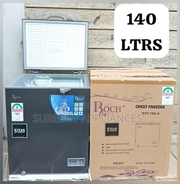 Roch 140 Litres Roch Chest Freezer With Cool Pack Sliding Glass
