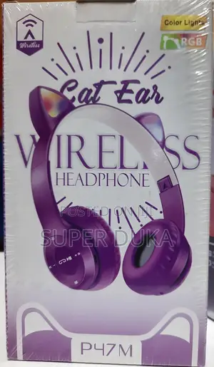 P47m Cat Ear Wireless Gaming Led Lights