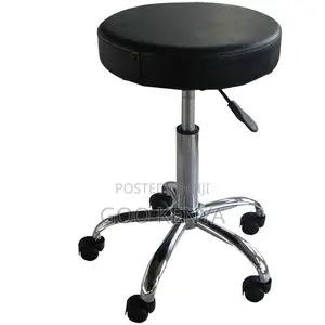 Home Stool; 360° Round Swivel Leather Dining/Bar Stool