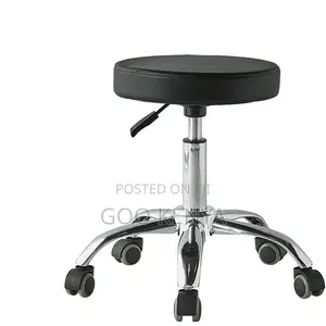 Home Stool; 360° Round Swivel Leather Dining/Bar Stool