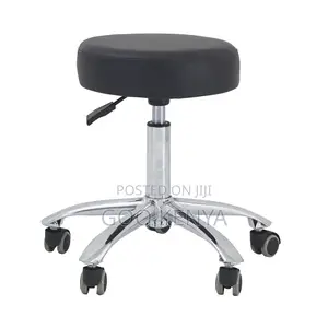 Home Stool; 360° Round Swivel Leather Dining/Bar Stool