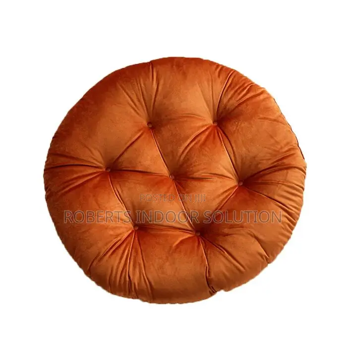 Plush and Durable Elegant Round Floor Pillow