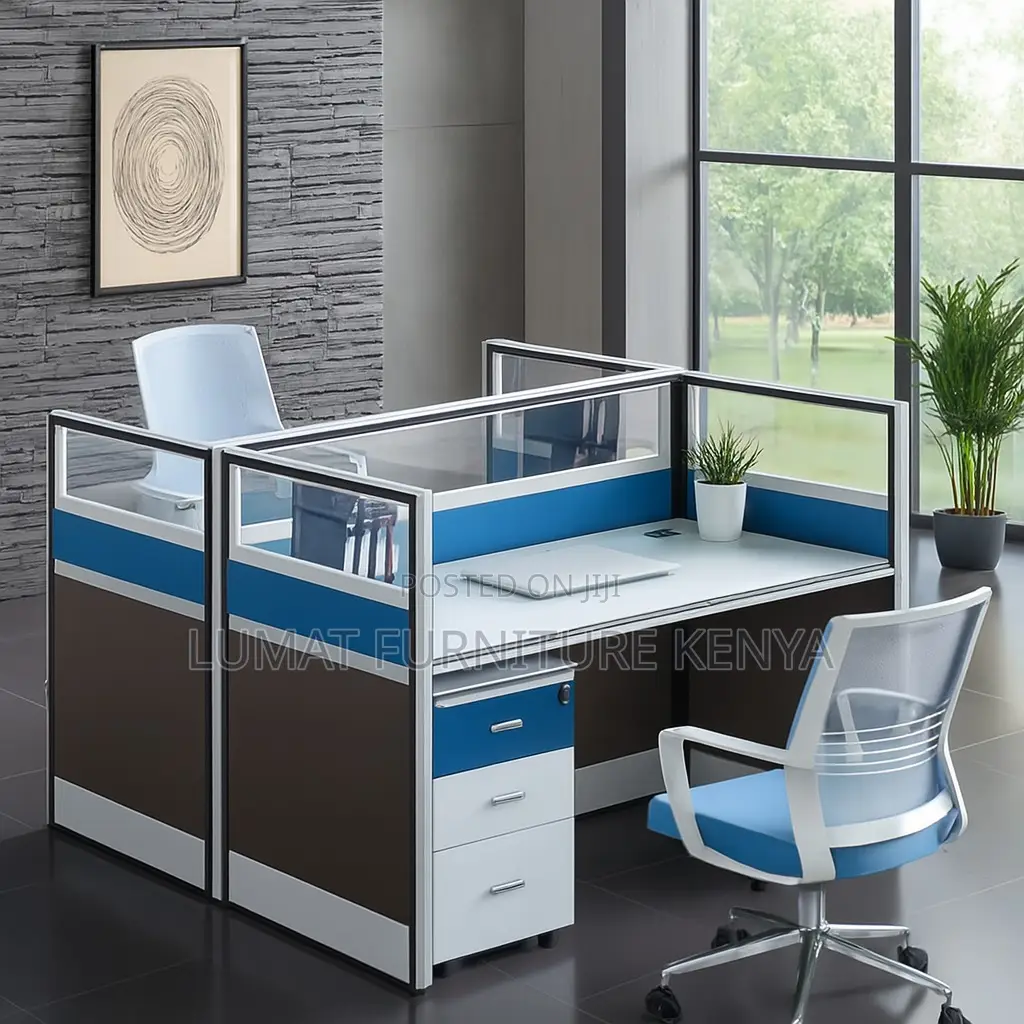 Shared Office Workstation for Two