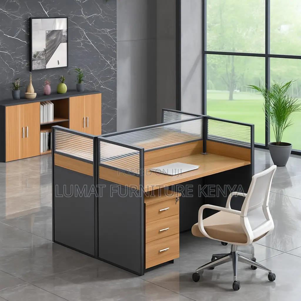 Shared Office Workstation for Two