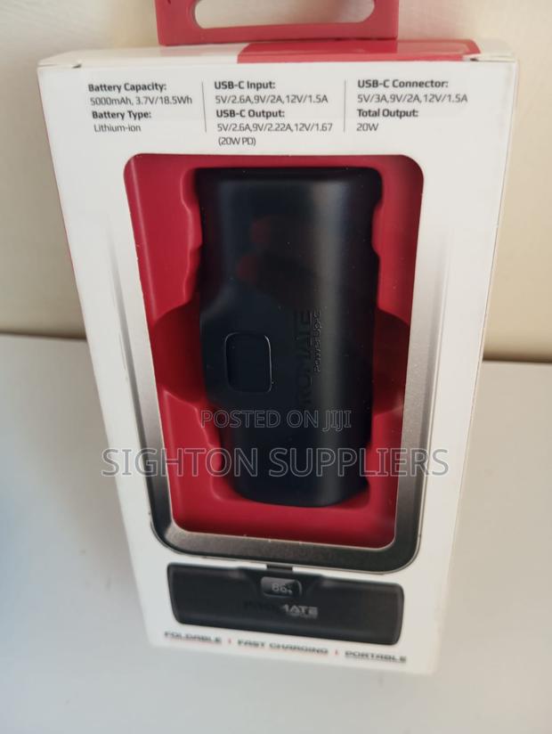 Promate 5000mah Fast Charging Power Bank With in-Built Usb-C Connector - thumbnail 3