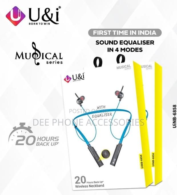 U $ I Uinb 6858 Musical Series Wireless Neckband - main view