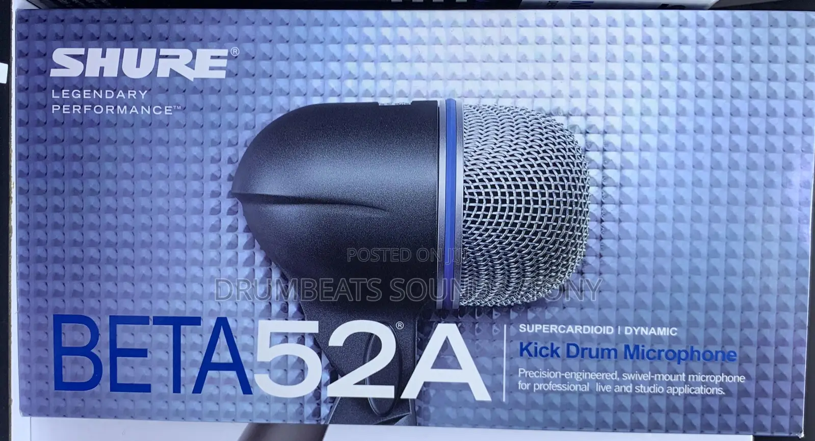 Shure Bêta 52a Kick Drum Microphone