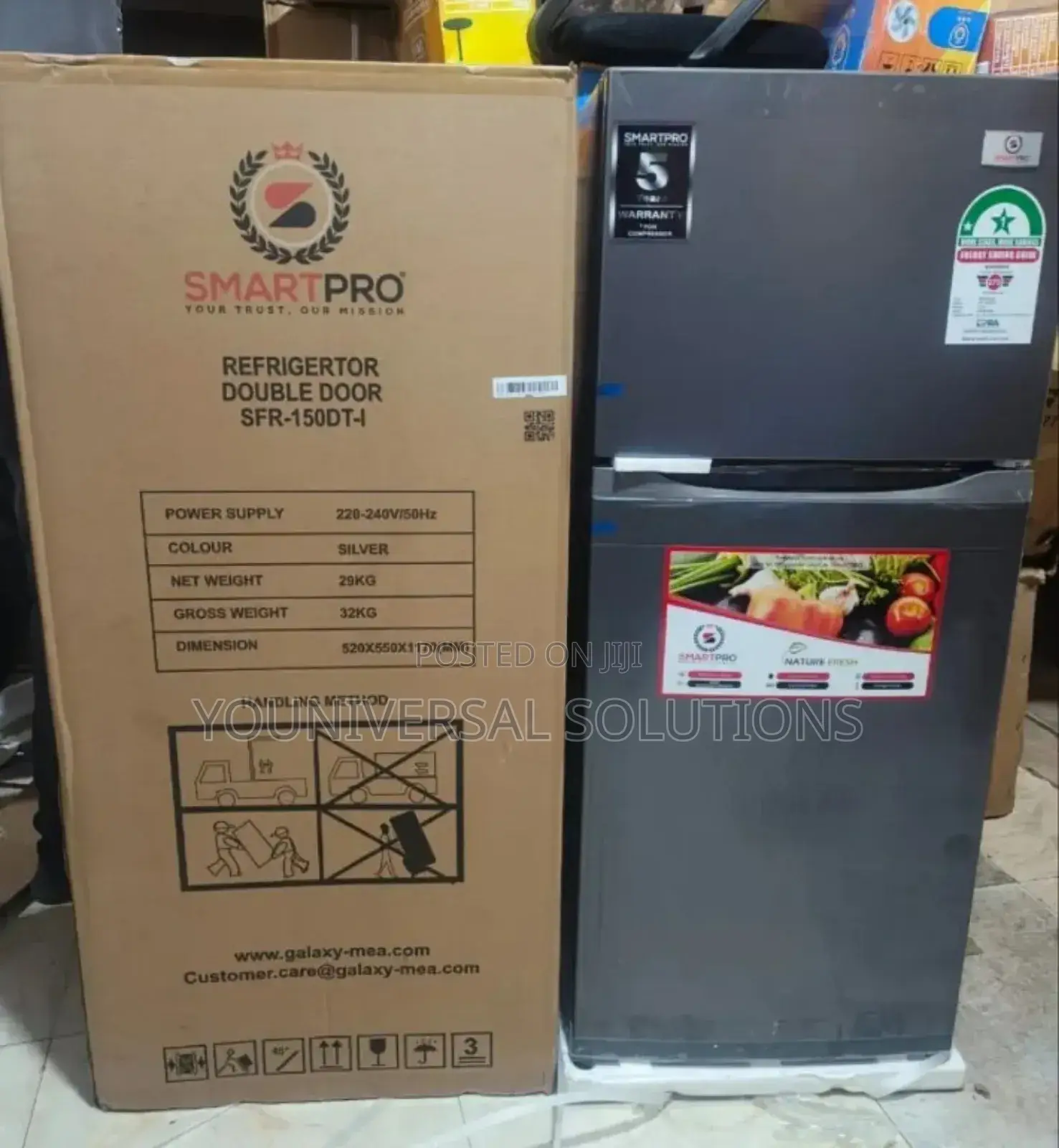 121litres Smart Pro Double Door Refrigerator