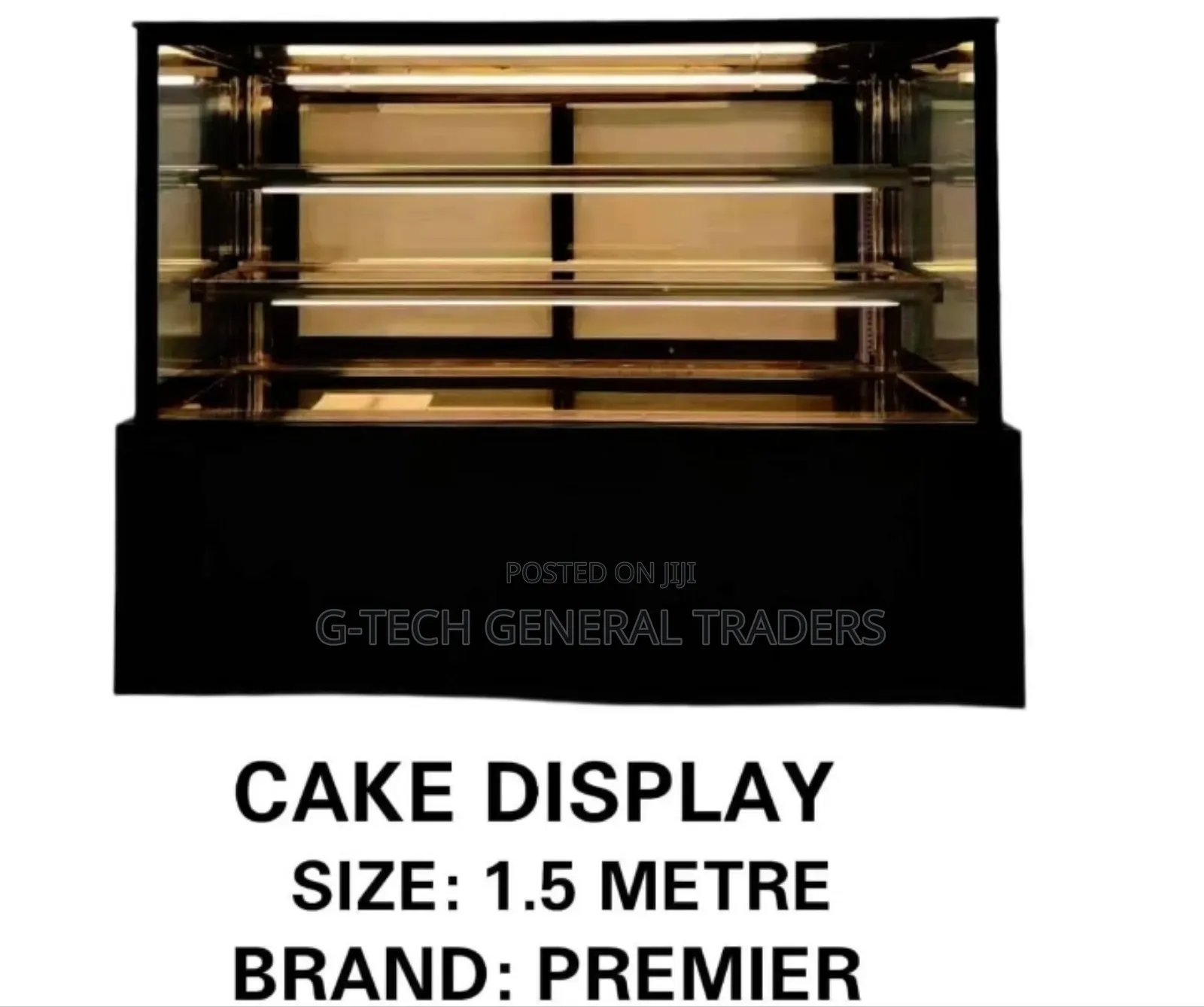 Commercial Heavy Duty Cake Display 1.5m