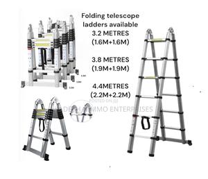 Durable Double-Sided Extension Ladder 2.5m+2.5m
