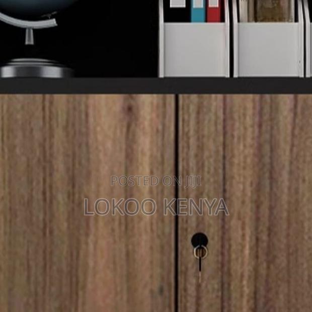 Office Cabinet : Half Solid Wood Storage Cupboard - thumbnail 3
