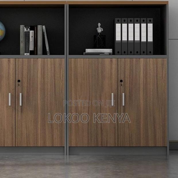 Office Cabinet : Half Solid Wood Storage Cupboard - thumbnail 6