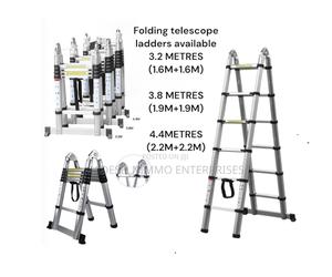 Quality Double-Sided Telescopic Ladder 2.5m+2.5m - thumbnail 2