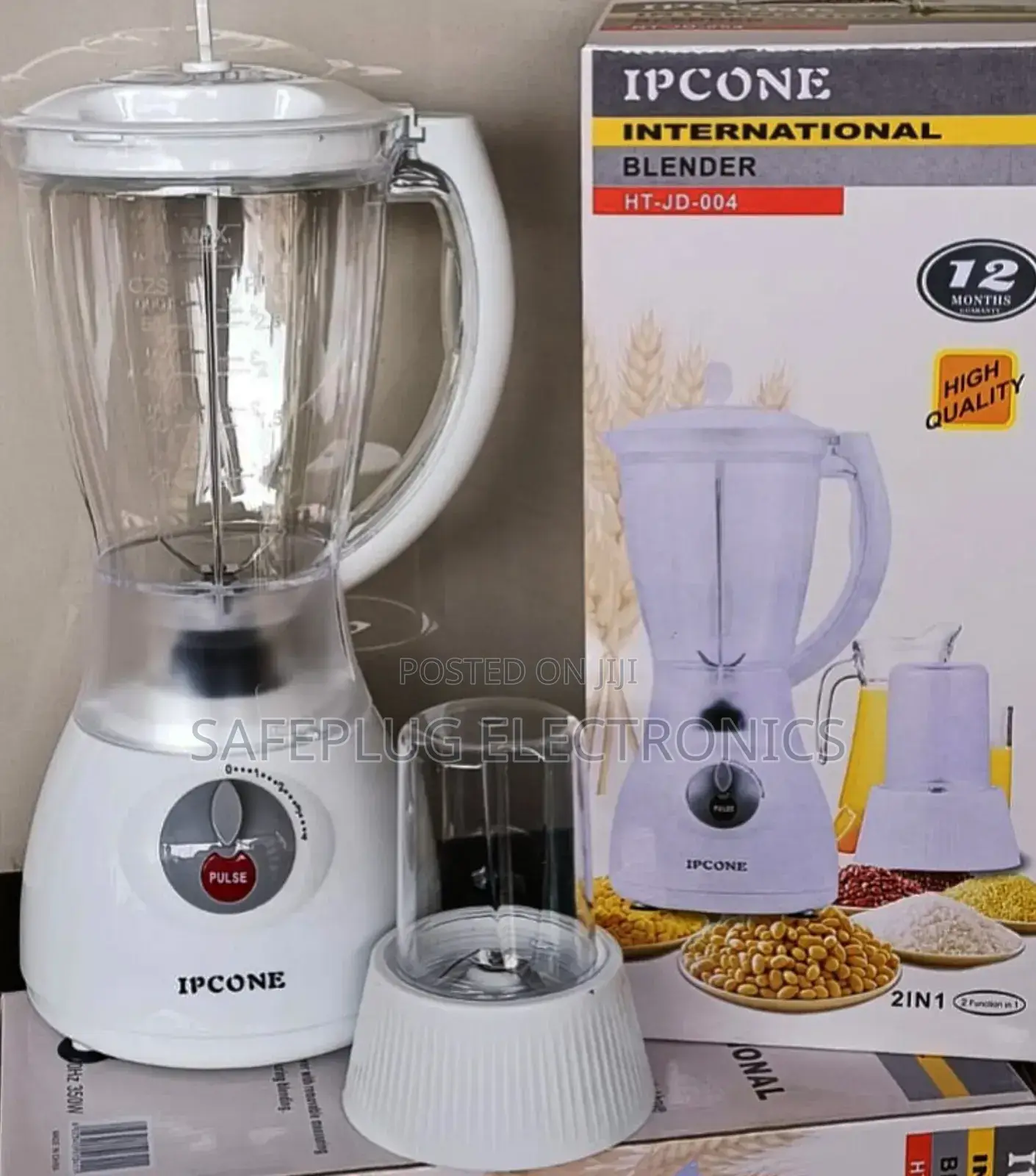 2-in-1 Ipcone Blender-Grinder ( Knob Control )
