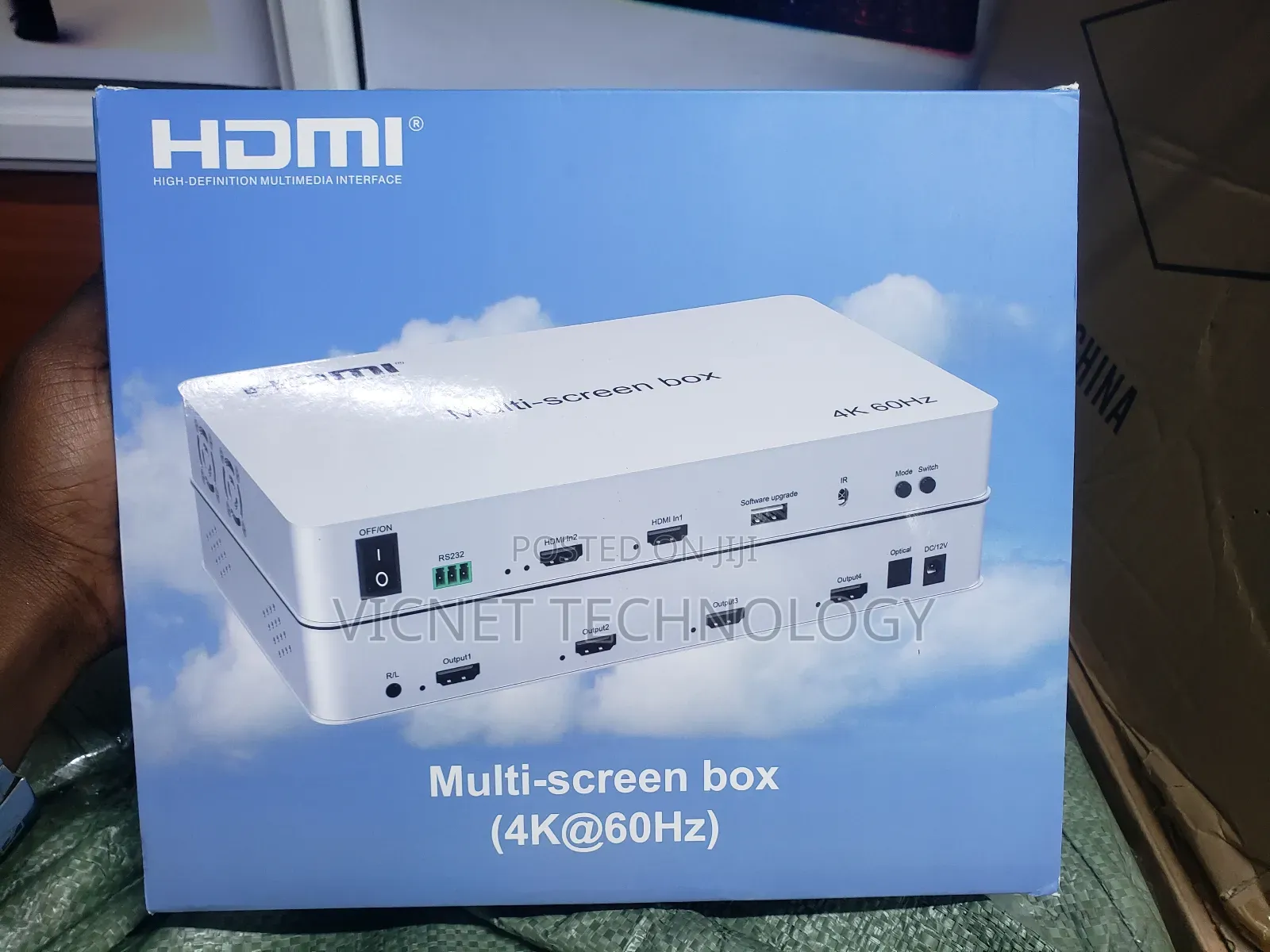 2 × 4 Hdmi Multi Screen Box Splitter