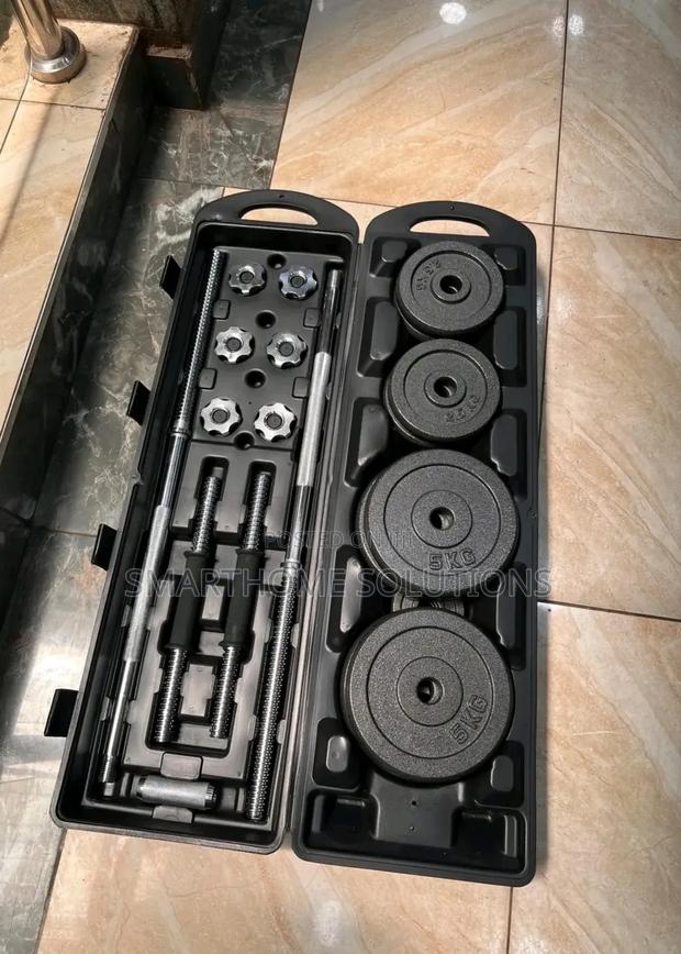 50kg York Dumbbells Set – Adjustable Free Weights For Gym - main view