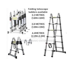 Strong Aluminium 2.8m+2.8m Extension Ladder - thumbnail 2