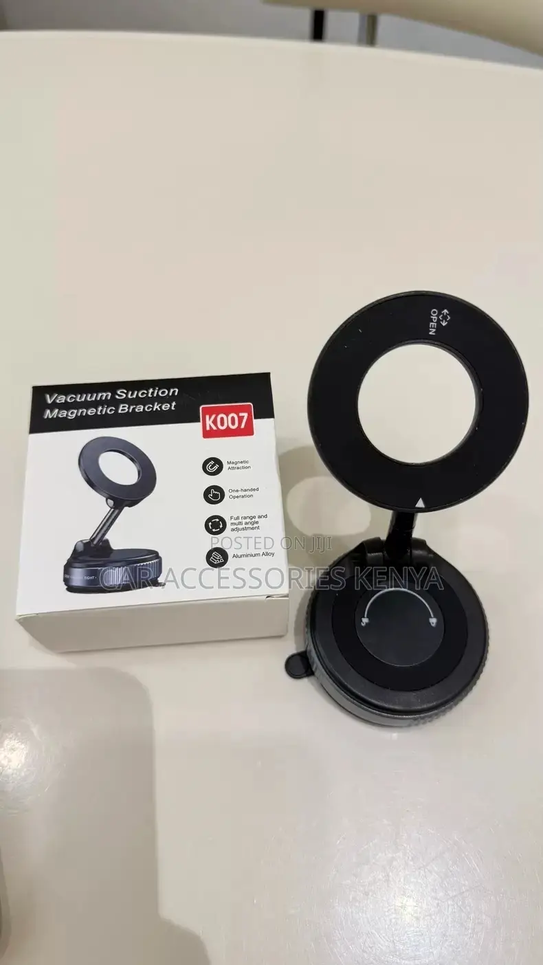 Magnetic Vacuum Suction Phone Holder