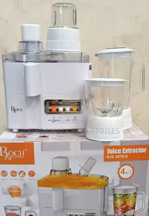 Roch 4 in 1 Juicer -Blender-Grinde Mill Food Processor Juice Extractor