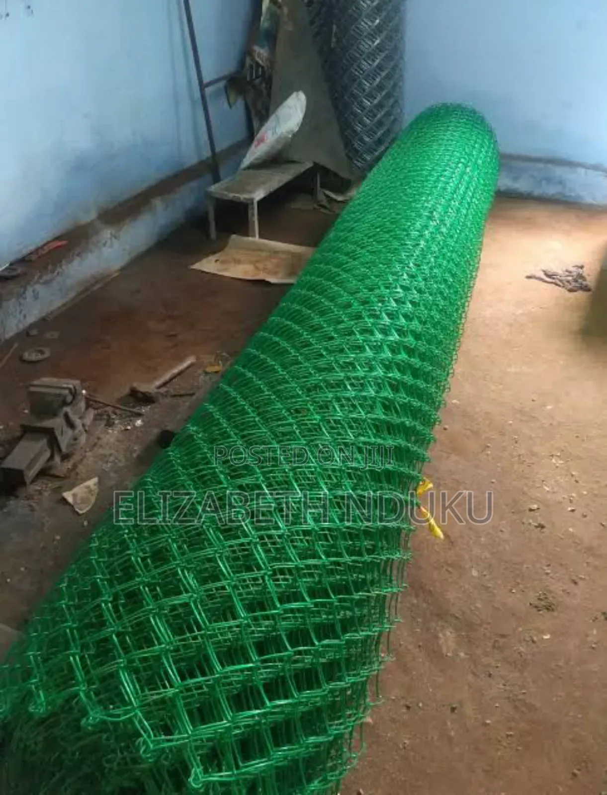 Green PVC Chain Link 12.5g/ 50*50