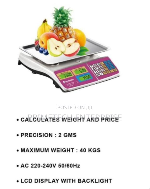 Digital Price Computing Weighing Scale 40kgs Poleless