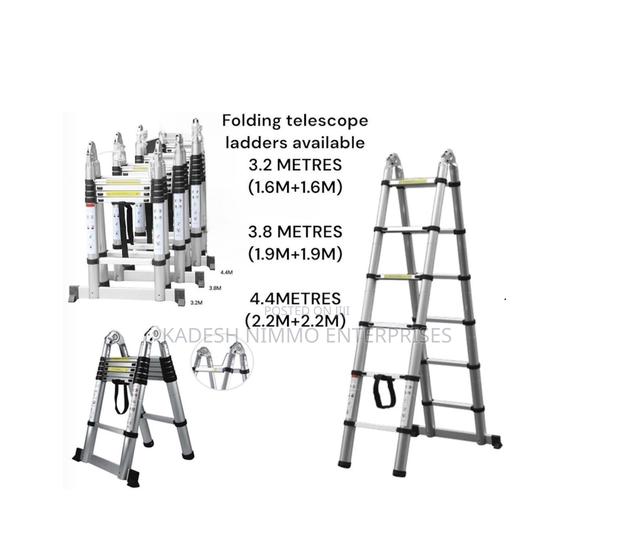 Strong Aluminium 3.2m+3.2m Extension Ladder - main view
