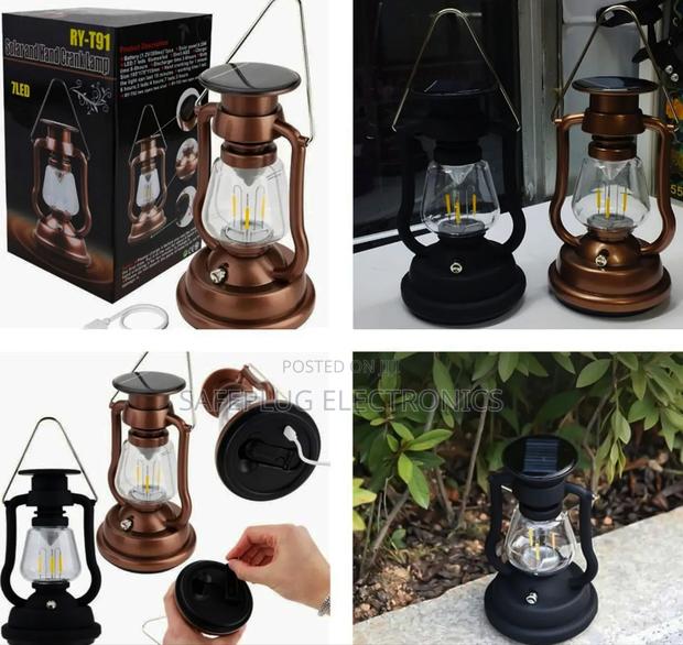 7 Led - Solar Hand Crank Lamp (Ry-T91) - main view