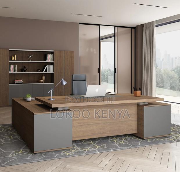 Office Desk : Table L-Design Manager’S Office